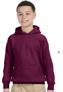 185B - Heavy Blend™ Youth Hooded Sweatshirt 50% Cotton 50% Polyester