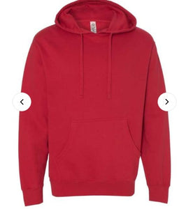 SS4500 Men's MIDWEIGHT HOODED SWEATSHIRT Independent Trading Company Cotton Polyester
