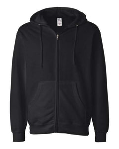 SS4500Z Men's MIDWEIGHT FULL-ZIP HOODED SWEATSHIRT Independent Trading company Cotton Polyester