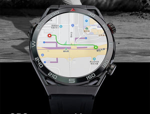 Smart Watch Men's GPS Map Tracker Directions HD Screen Heart Rate ECG+PPG Bluetooth Multi-Function Stop Watch Training