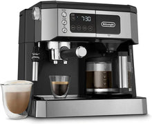 Load image into Gallery viewer, COM532 DeLonghi Combination Pump Espresso &amp; Drip Coffee Maker: 10-cup glass carafe