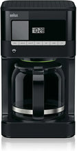 Load image into Gallery viewer, Braun Coffee Maker 12 Cup Programable, Black KF-7000BK