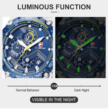 Load image into Gallery viewer, Cheetah Brand CH1606 Men&#39;s Chronograph Watch Waterproof Military Style Multi-Function  Unique Sports Quartz Date Waterproof