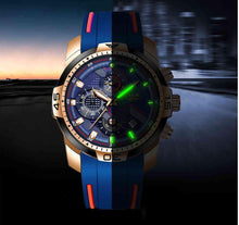 Load image into Gallery viewer, Lige Brand Men&#39;s Chronograph Watch Q0524 Stainless Steel Waterproof Military Style Multi-Function  Unique Sports Quartz Date Waterproof