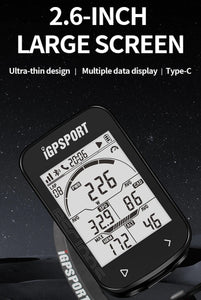 IGPSPORT GPS Bike Computer BSC100S Wireless Speedometer Bicycle Digital Stopwatch Cycling Odometer
