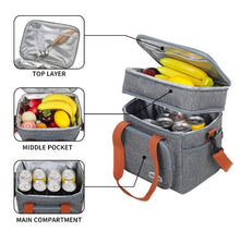 Load image into Gallery viewer, Double Layer Insulated Large Capacity Thermal Cooler, Ideal for camping, picnics