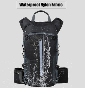 Bicycle Bike 2 Litre Water Bag 10L Portable Waterproof Biking, Hydration Backpack Hiking Outdoor Sport Climbing Combination 2  -  Backpack + Water Bag