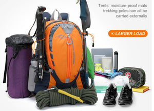 INOXTO 25L mountaineering hydrating backpack, biking backpack, trail running, hiking backpack, 2L water bag