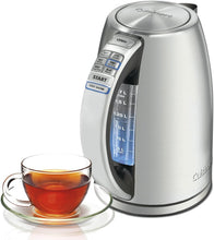 Load image into Gallery viewer, Cuisinart Kitchen CPK-17C Programmable Kettle Silver 9.75&quot; X 6.1&quot; X 8.8&quot;