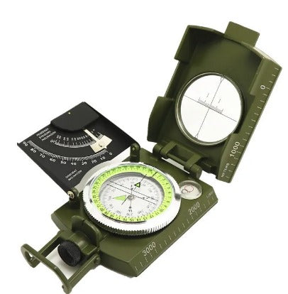 Multifunctional Military Aiming Navigation Compass with Inclinometer | Shock Resistant Waterproof Compass for Hiking, Camping