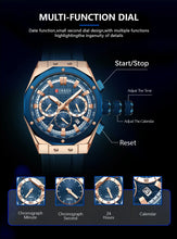 Load image into Gallery viewer, CURREN Brand Waterproof Chronograph Date Men&#39;s Watches Military Top Brand Luxury Silicone Band Original Sport