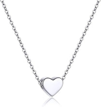 Load image into Gallery viewer, Chic Dainty 925 Sterling Silver Necklace. Pendant Choker Necklace, 16&quot;-18&quot; Adjustable, Comes with Box