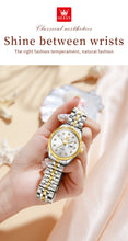 Load image into Gallery viewer, OLEVS BRAND Ladies Watch Diamonds Auto Date Dial Waterproof Classic