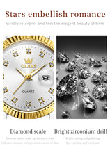 Load image into Gallery viewer, OLEVS BRAND Ladies Watch Diamonds Auto Date Dial Waterproof Classic