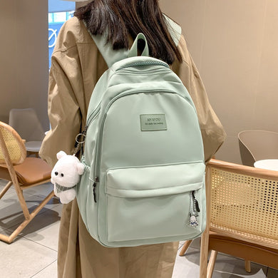 New Female Fashion High Capacity Waterproof Back Pack Trendy  Laptop School Bags  Travel Book Bag Cool