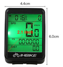 Load image into Gallery viewer, INBIKE Rainproof MTB Bike Computer Wireless Speedometer Odometer Cycling LED Screen IC321